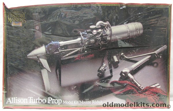 Revell 1/11 Allison 501-D13 Prop-Jet (Turbo prop) Engine - History Makers Issue, 8606 plastic model kit